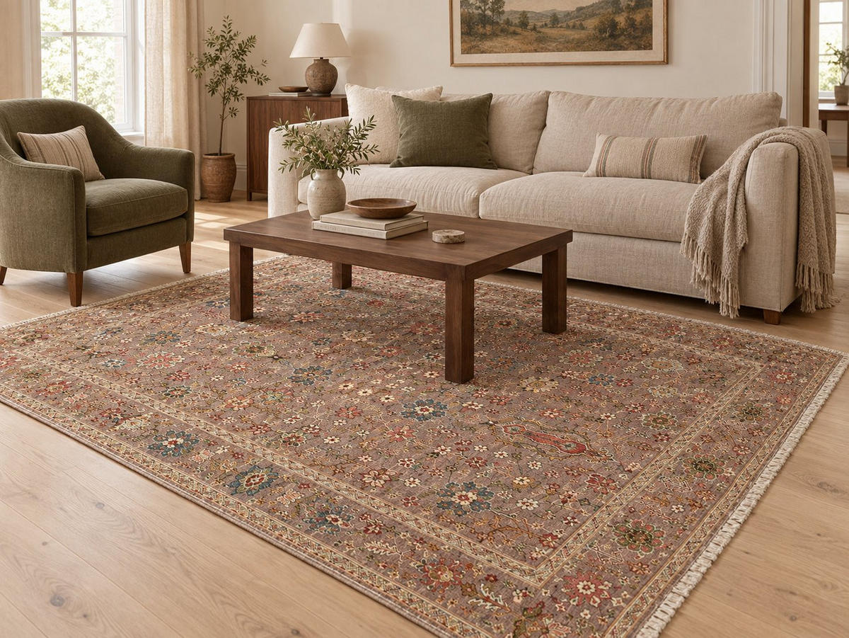 ORIJENTALNI TEPIH  višebojna, bež     - višebojna/bež, Dizajnerski, tekstil/prirodni materijali (180/245cm)