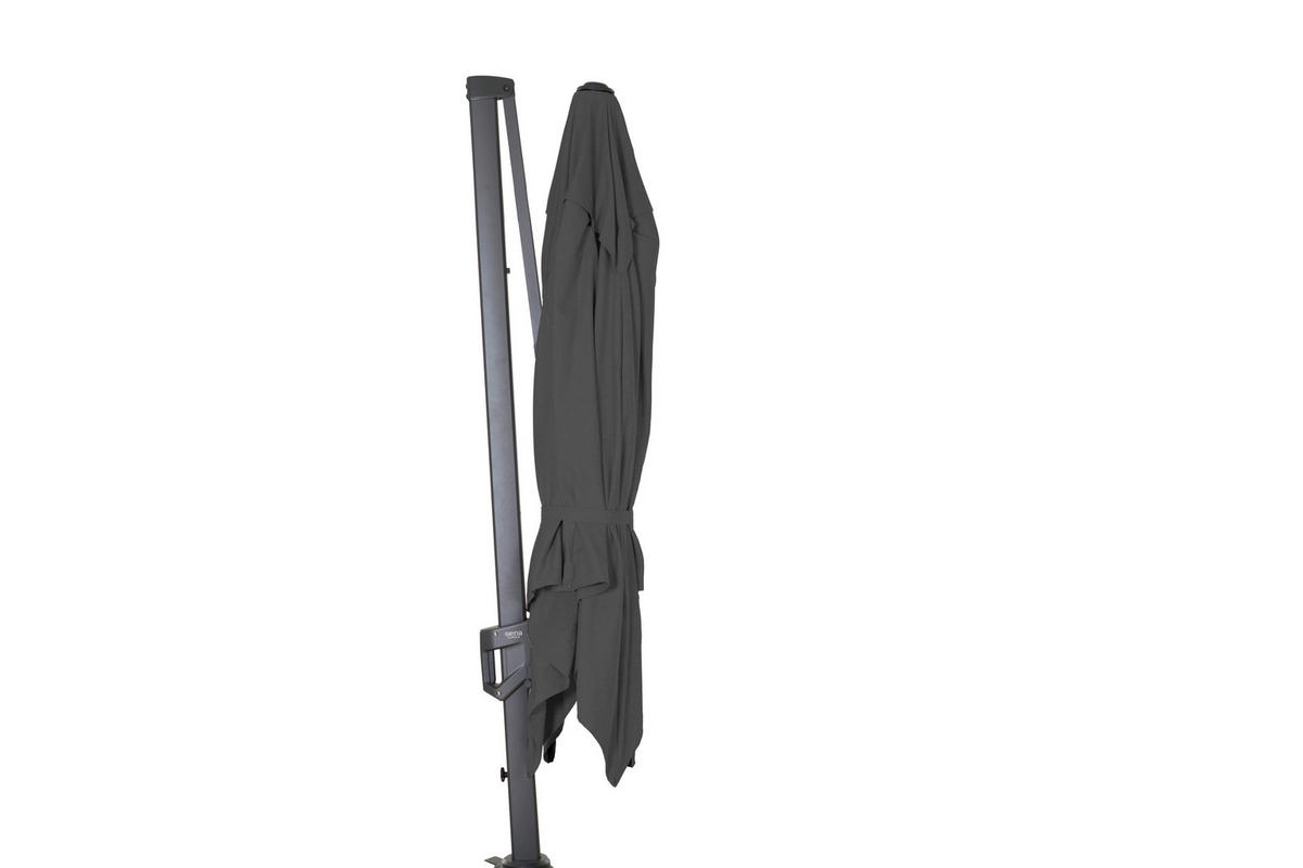 AMPELSCHIRM  300/300 cm  - Anthrazit, MODERN, Textil/Metall (300/300cm) - Siena Garden