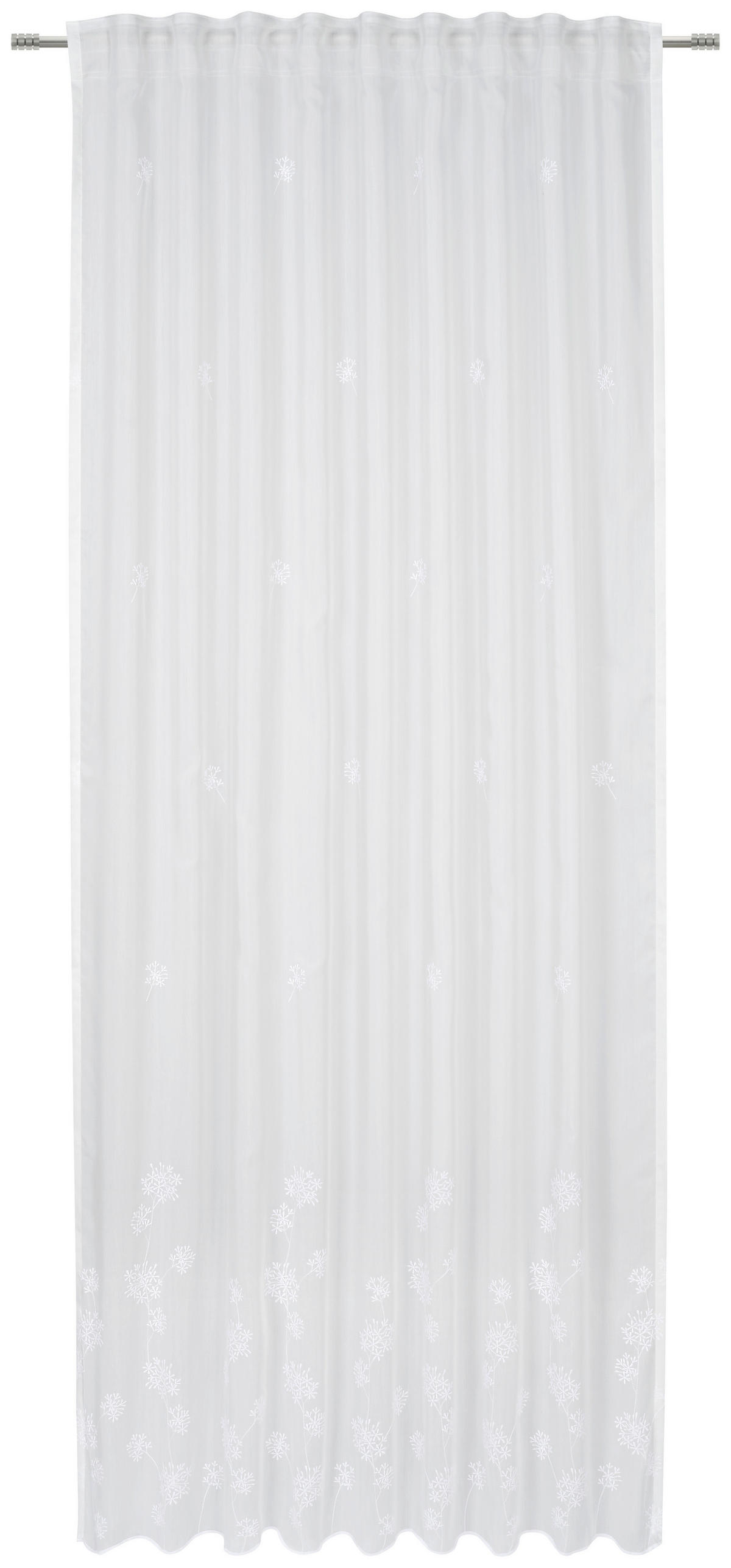 FERTIGVORHANG transparent  - Weiss, Konventionell, Textil (135/245cm) - Esposa