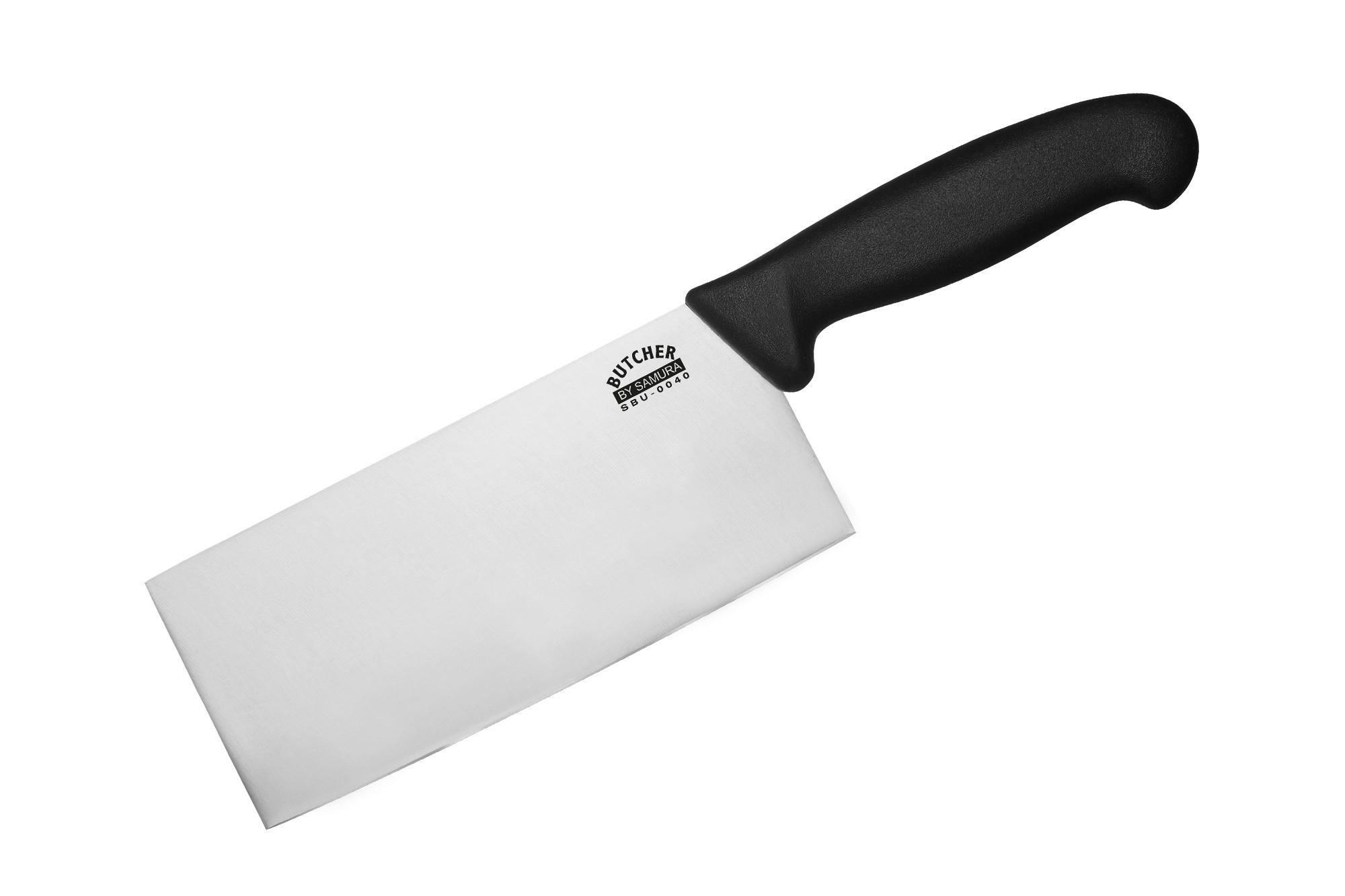 NOŽ ZA MESO  BUTCHER        31 cm    oplemenjeni čelik - srebrne boje/crna, Basics, metal/plastika (31cm) - Samura