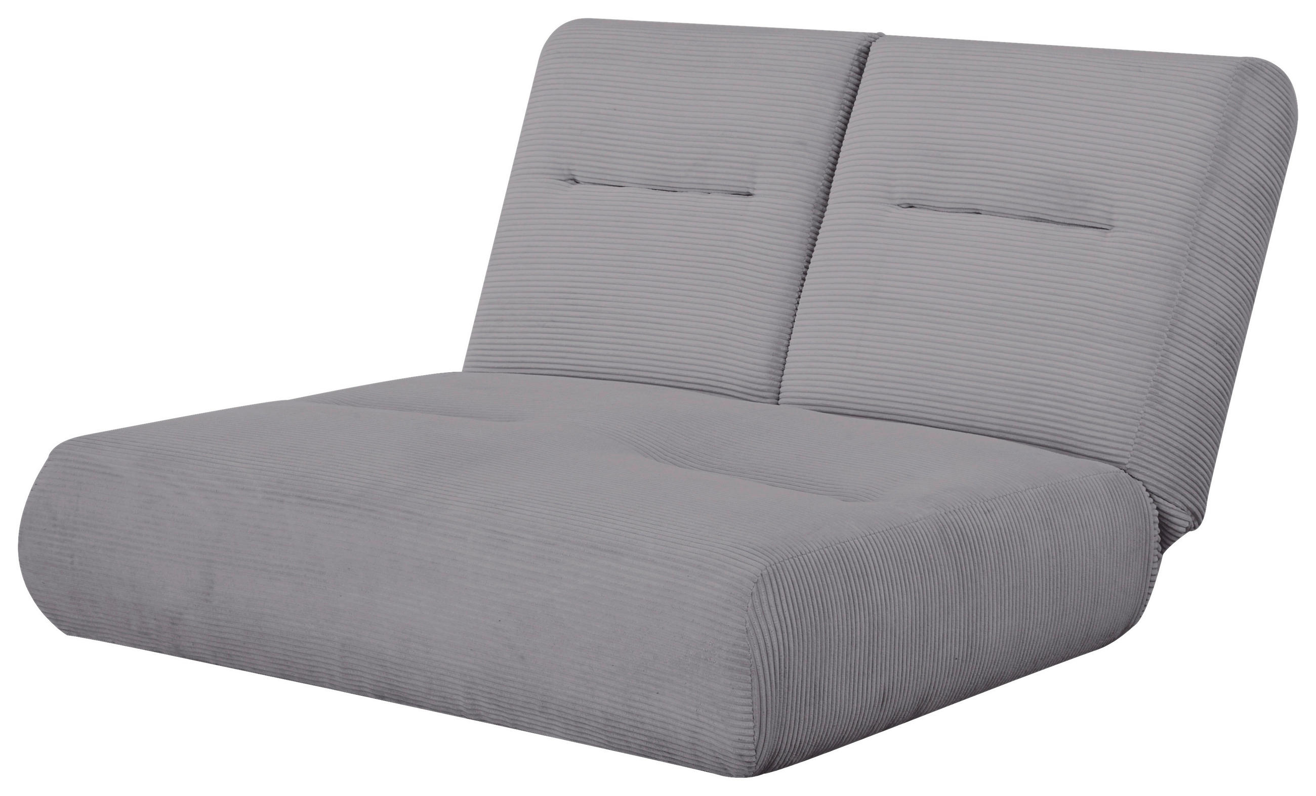SCHLAFSOFA Cord Grau  - Grau, Design, Textil (159/88/160cm) - Livetastic