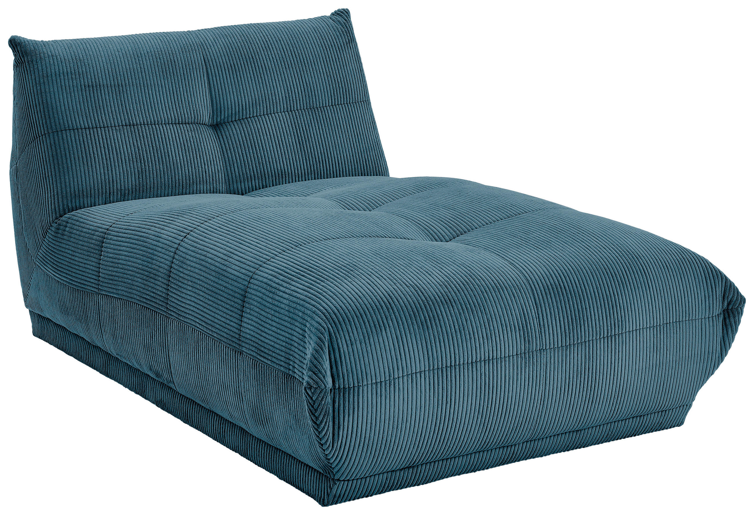 SOFAELEMENT GISELLE Cord Petrol - Petrol, Trend, Textil (105/80/185cm) - Livetastic