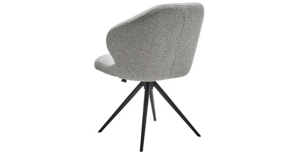 STUHL Bouclé Creme, Beige  - Beige/Creme, Design, Textil/Metall (61/84/61cm) - Dieter Knoll