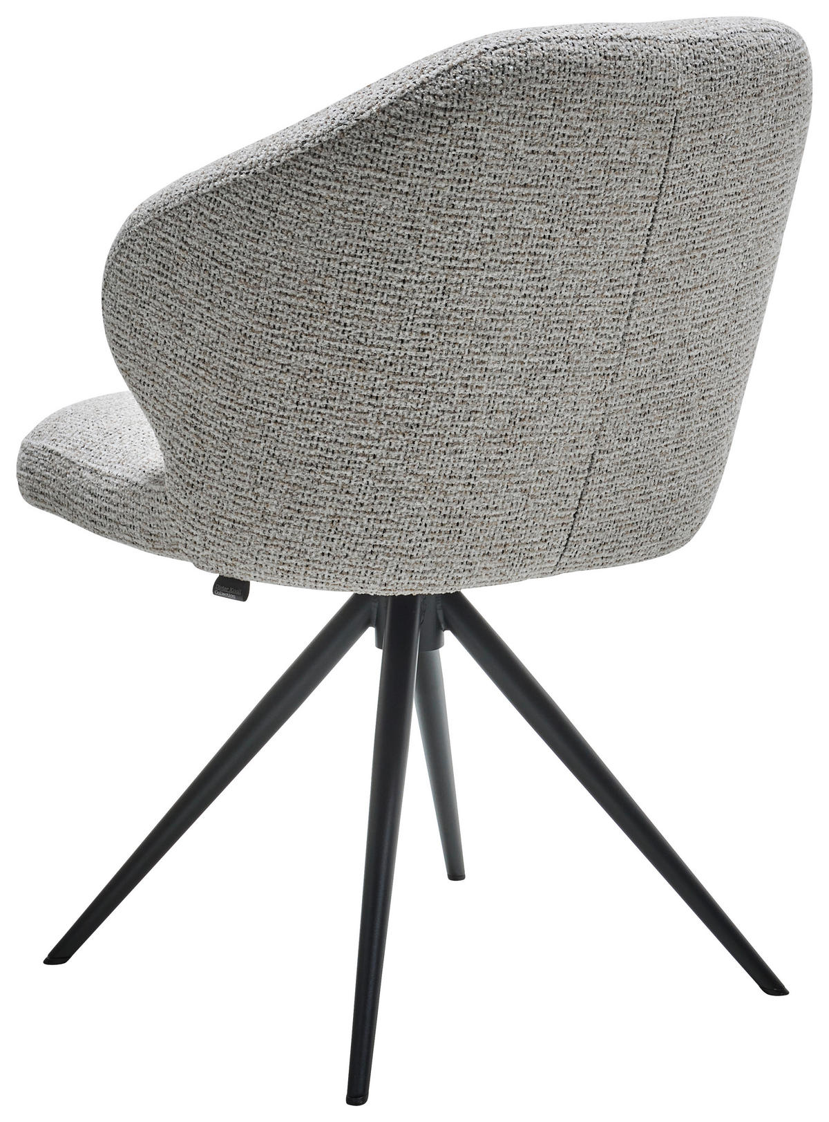 STUHL  in Bouclé Textil  - Beige/Creme, Design, Textil/Metall (61/84/61cm) - Dieter Knoll