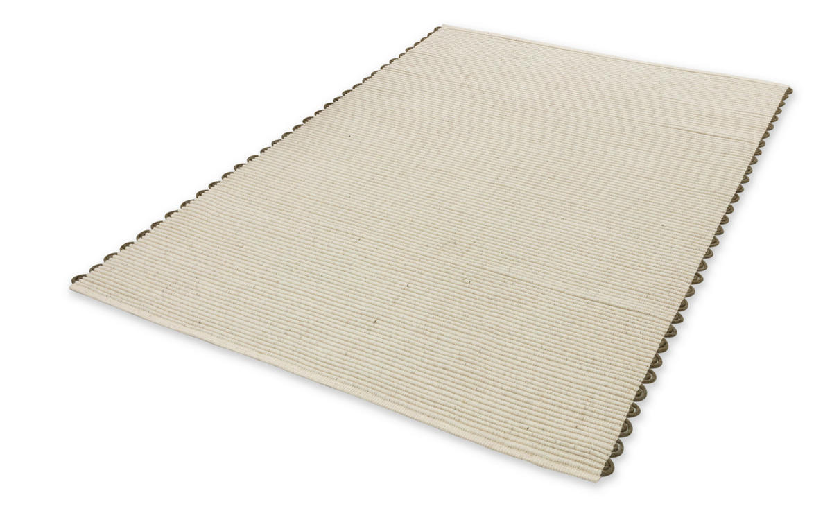 HANDWEBTEPPICH 160/230 cm Omira Creme rechteckig  - Creme, Basics, Textil (160/230cm) - Schöner Wohnen