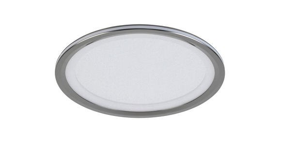 LED-DECKENLEUCHTE 40/6 cm - Chromfarben/Schwarz, Trend, Kunststoff/Metall (40/6cm) - Novel
