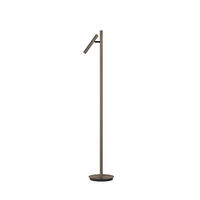 LED-STEHLEUCHTE Arne 22/134 cm  - Bronzefarben, Design, Metall (22/134cm) - elements by BANKAMP