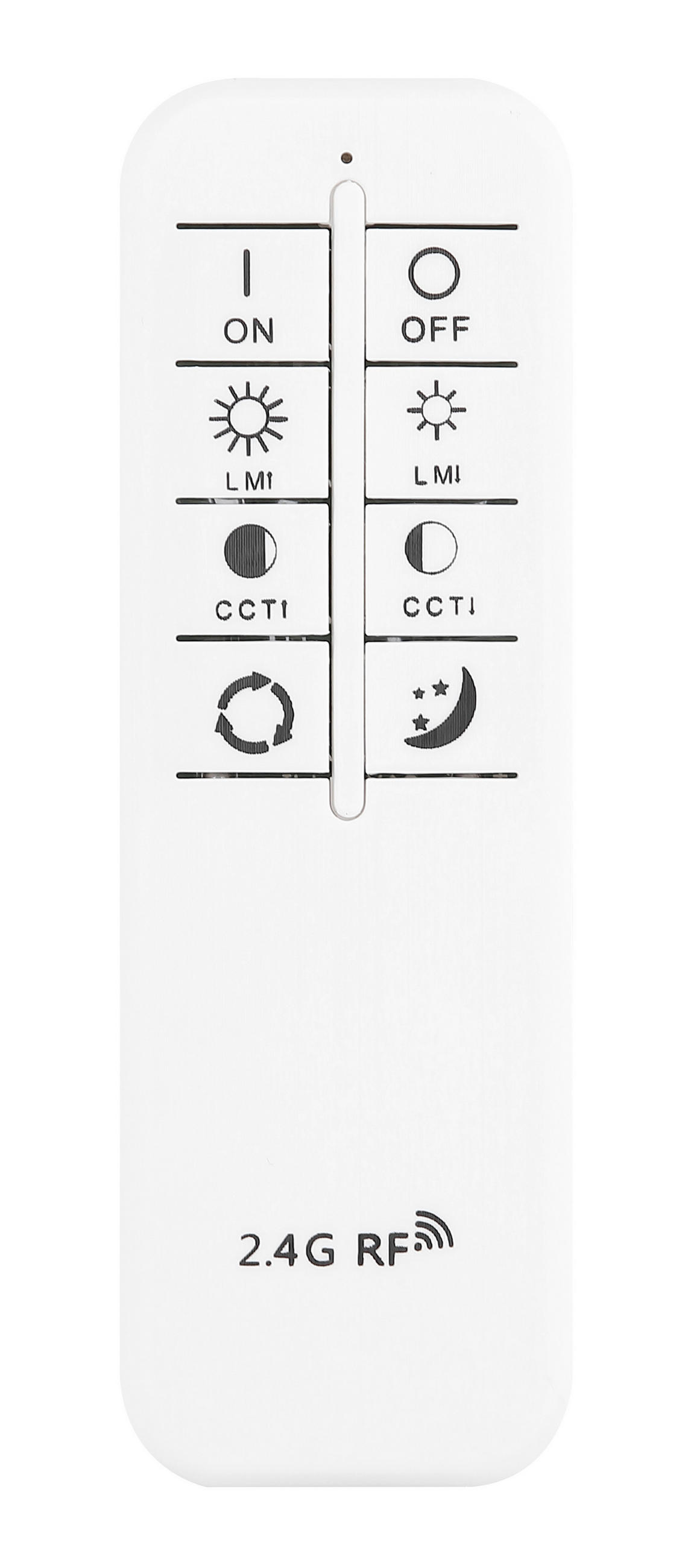 PLAFONIERĂ CU LED - alb/opal, Basics, plastic/metal (42/6,5cm)