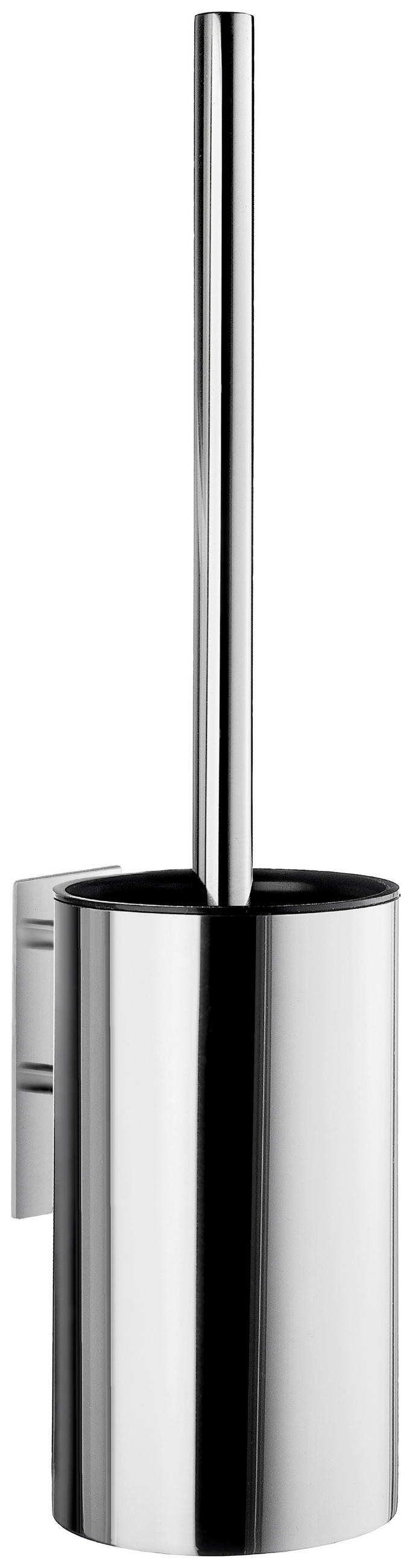 WC-BÜRSTENGARNITUR Metall  Kunststoff   - Chromfarben, Kunststoff/Metall (30,3/38cm)