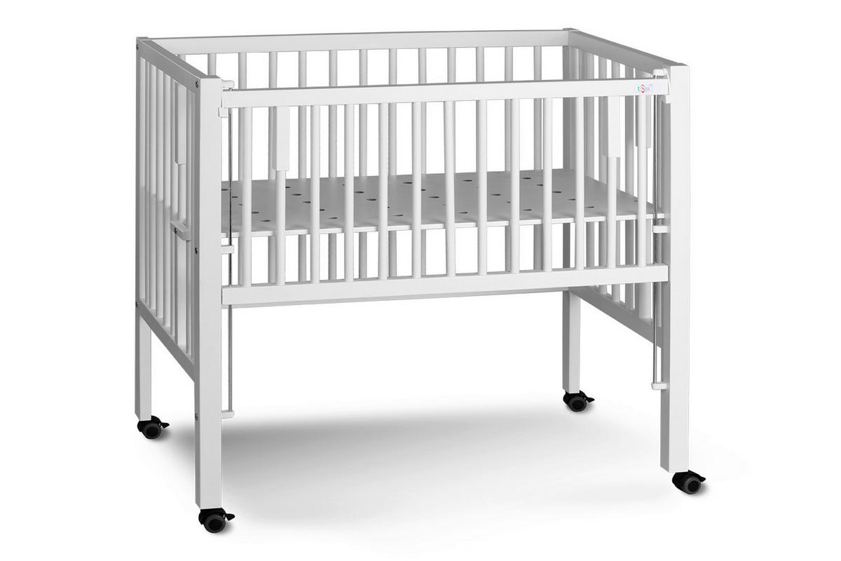 BEISTELLBETT Maxi  - Weiß, Basics, Holz/Kunststoff (94/56/94cm) - tiSsi