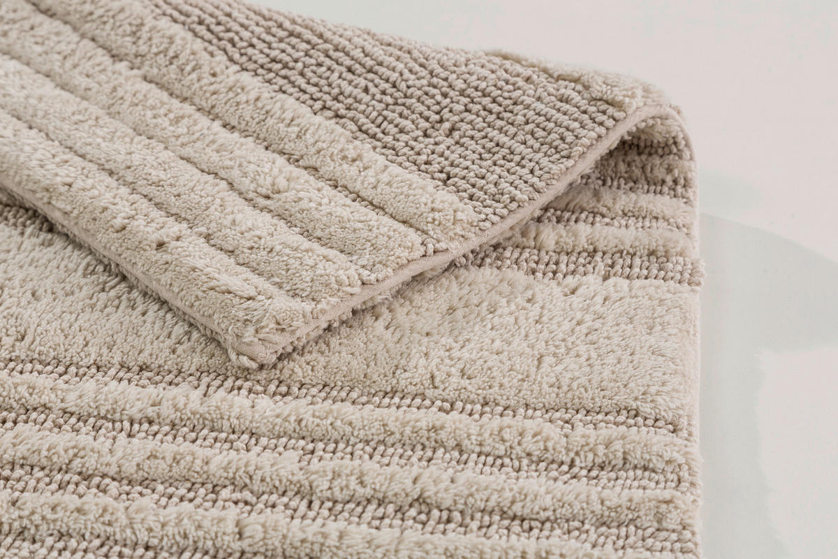 BADTEPPICH Beige 60/90 cm  - Beige, Basics, Textil (60/90cm) - Schöner Wohnen
