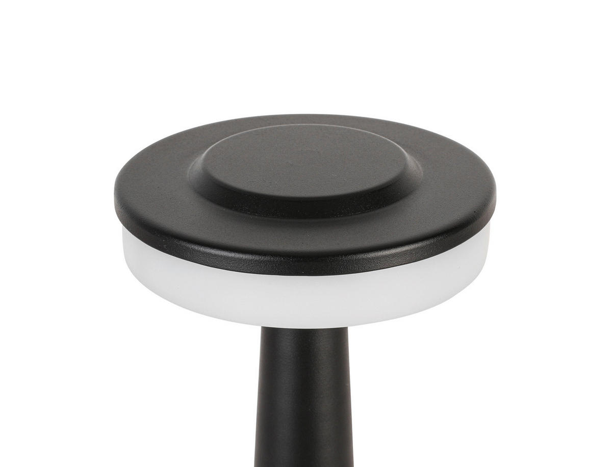PUNJIVA STONA LAMPA - crna, Trendi, metal/plastika (14/21cm) - Boxxx
