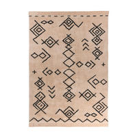 TEPPICH 160/230 cm Mylen 325 Creme / Schwarz Creme, Schwarz  - Creme/Schwarz, KONVENTIONELL, Textil (160/230cm)