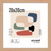 BILDERRAHMEN 22,5/22,5 cm  - Naturfarben, Basics, Holzwerkstoff (22,5/22,5cm)