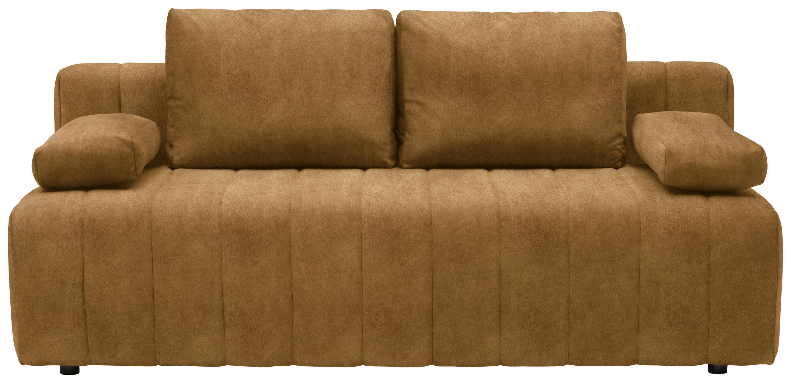 SCHLAFSOFA Flachgewebe Gelb  - Gelb/Schwarz, Modern, Kunststoff/Textil (194/78-87/92cm) - Xora