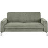 3-SITZER-SOFA Feincord Schilfgrün  - Schilfgrün/Chromfarben, Design, Textil/Metall (194/87/105cm) - Beldomo Style
