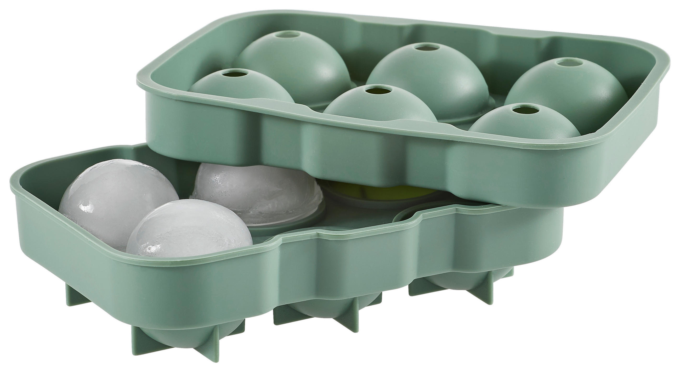 FORMA NA KOSTKY LEDU - petrolej, Basics, plast (17,8/12,8/4,5cm) - Homeware Profession.