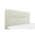 BOXSPRINGBETT 140/200 cm  in Greige  - Greige/Schwarz, Design, Textil/Metall (140/200cm) - Esposa