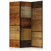JEDNOSTRANNÝ PARAVÁN, 135/172/3 cm - koňaková/hnědá, Basics, dřevo/textil (135/172/3cm) - artgeist