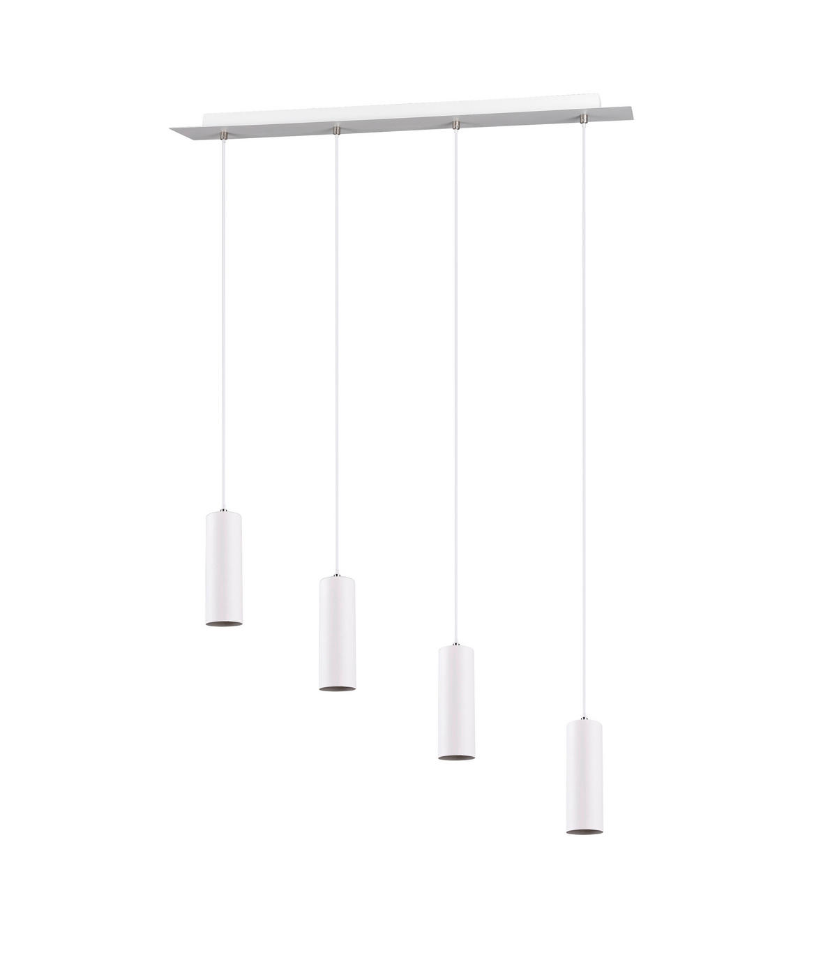 HÄNGELEUCHTE  75/150/9 cm   - Weiss, Design, Metall (75/150/9cm) - Trio Leuchten
