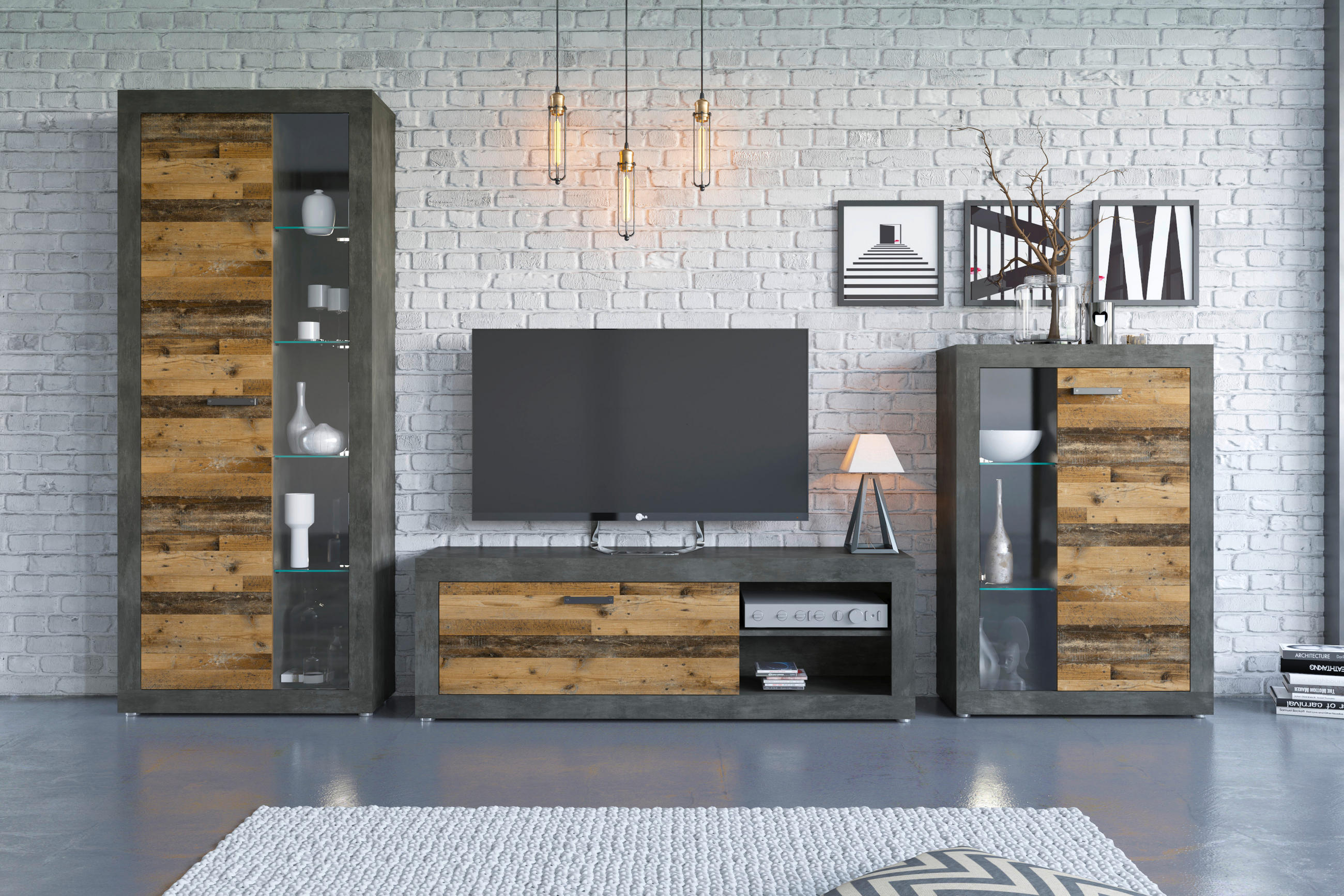 Stapelprogramm Kassel Eichefarben B: 306 cm