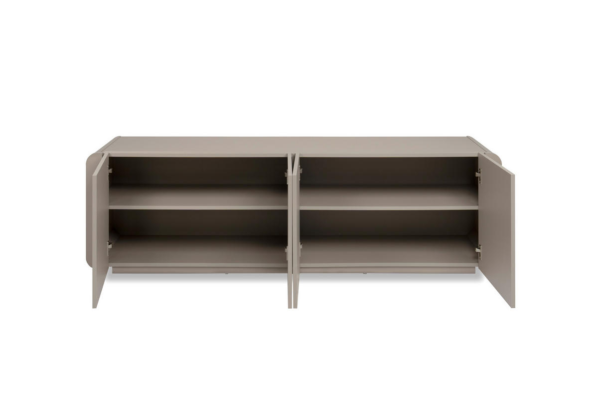 LOWBOARD  175/52/39 cm  - Greige, Design, Holzwerkstoff (175/52/39cm) - MID.YOU