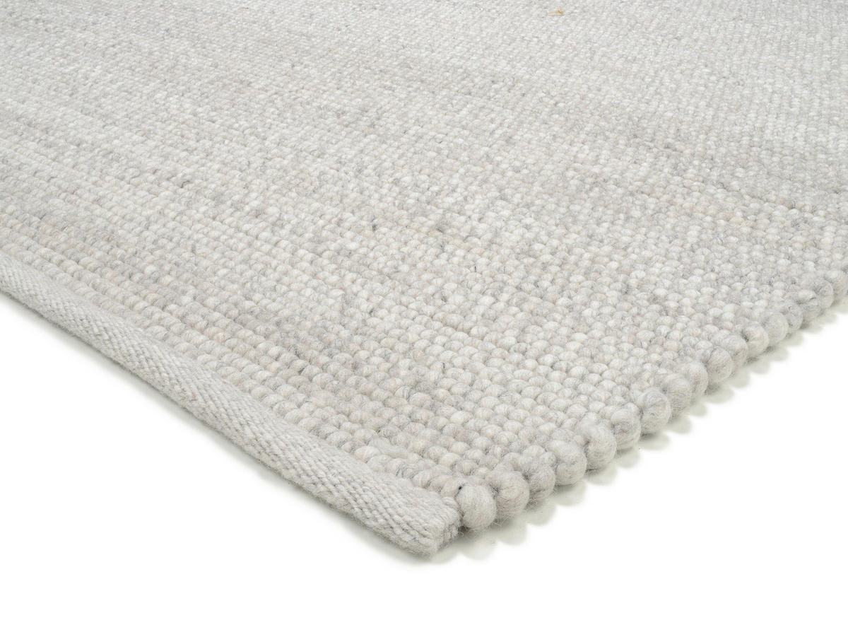 LÄUFER 80/200 cm Helsinki  - Silberfarben, Basics, Textil (80/200cm) - Linea Natura