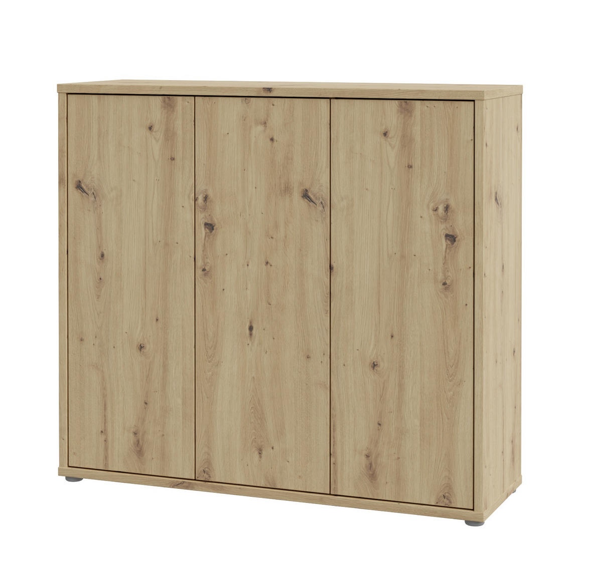 SCHUHSCHRANK Alice Springs  in 110/100/35 cm  - Eiche Artisan/Grau, Modern, Holzwerkstoff/Kunststoff (110/100/35cm) - Xora