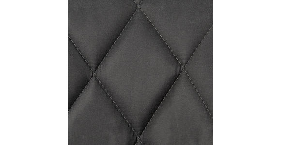 BARHOCKER Mikrofaser Schwarz Eisen  - Schwarz, Design, Textil/Metall (47,50/82-103/52cm) - Carryhome