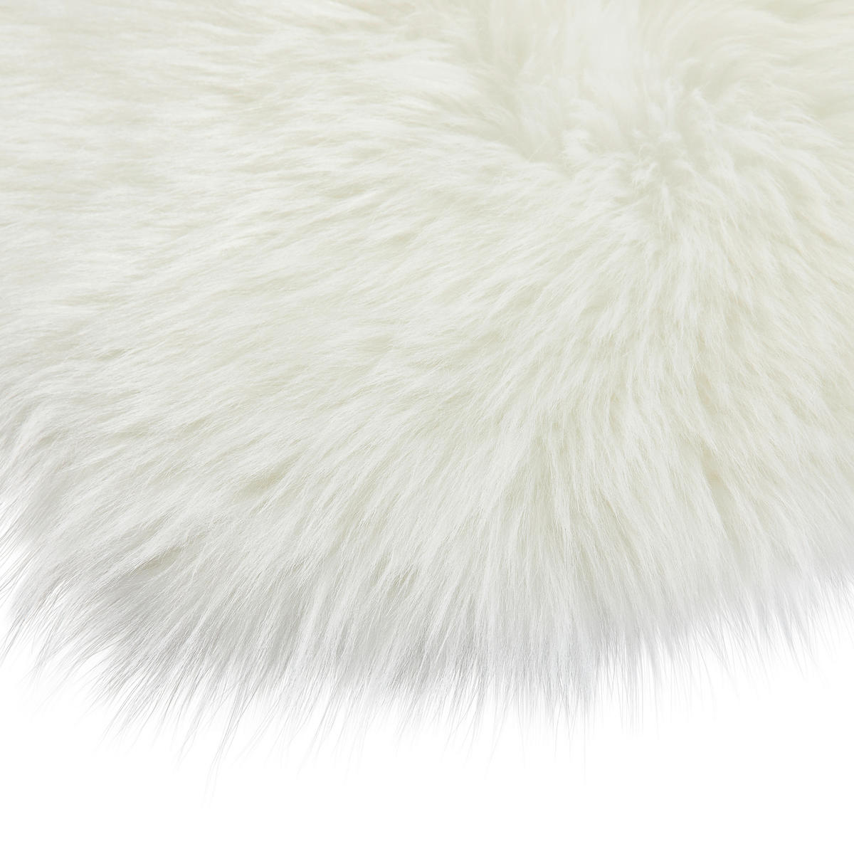 UMĚLÁ KOŽEŠINA, 60/180 cm, bílá - bílá, Konvenční, textil/plast (60/180cm) - Novel