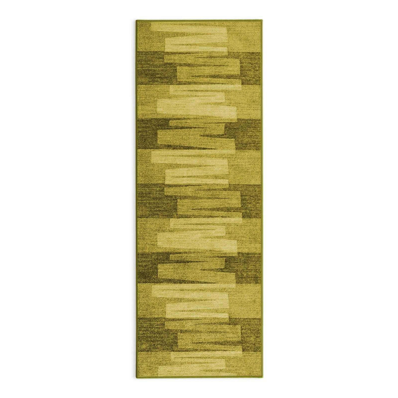 WEBTEPPICH 80/150 cm Via Veneto Grün  - Grün, Design, Kunststoff/Textil (80/150cm)