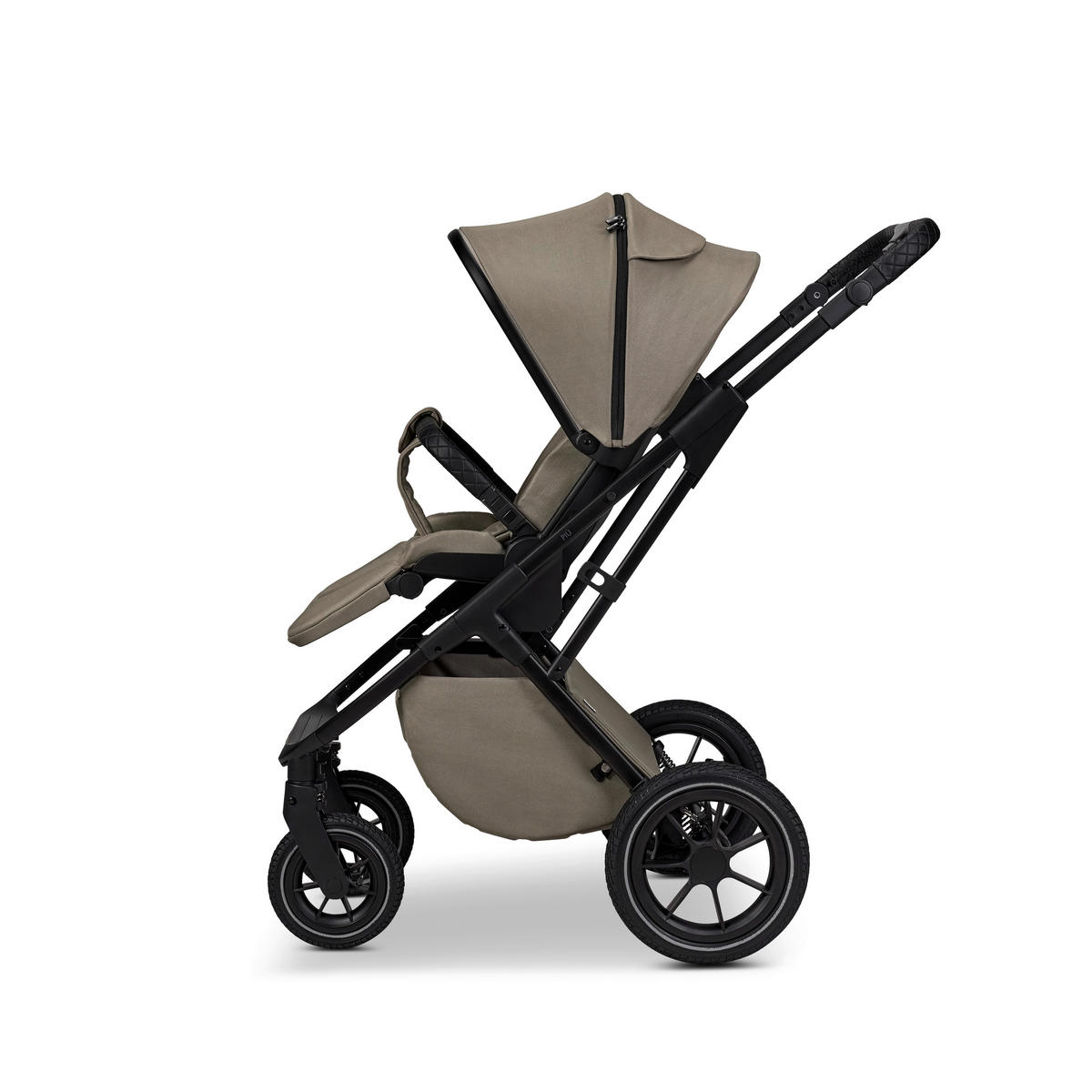 DJEČJA KOLICA  Più  - boje blata/crna, Basics, tekstil (105/56.5/127cm) - Moon