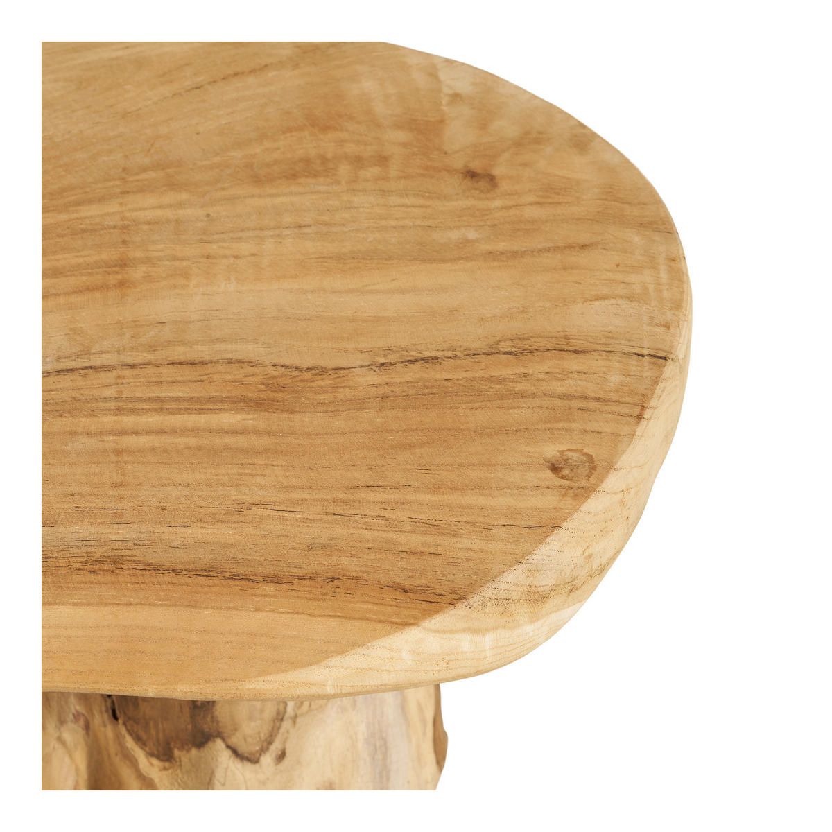 BEISTELLTISCH in Holz 40/45/40 cm  - Teakfarben, Basics, Holz (40/45/40cm)