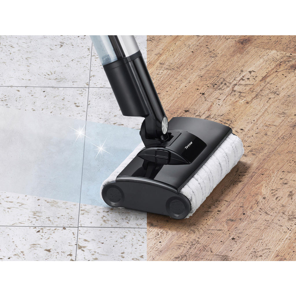 Thumbnail - Trisa Electronics Hartbodenreiniger, Kunststoff, 28.4x113x17.4 cm, RoHS, Fsc, ergonomischer Griff, kabellos, Ladeanzeige...