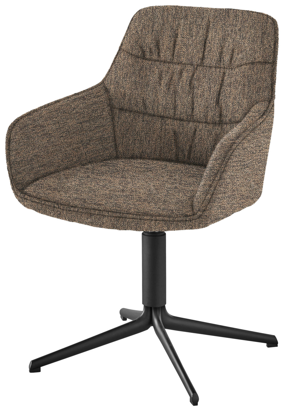 ARMLEHNSTUHL  in Eisen Bouclé  - Taupe, Design, Textil/Metall (62/87/61cm) - Musterring