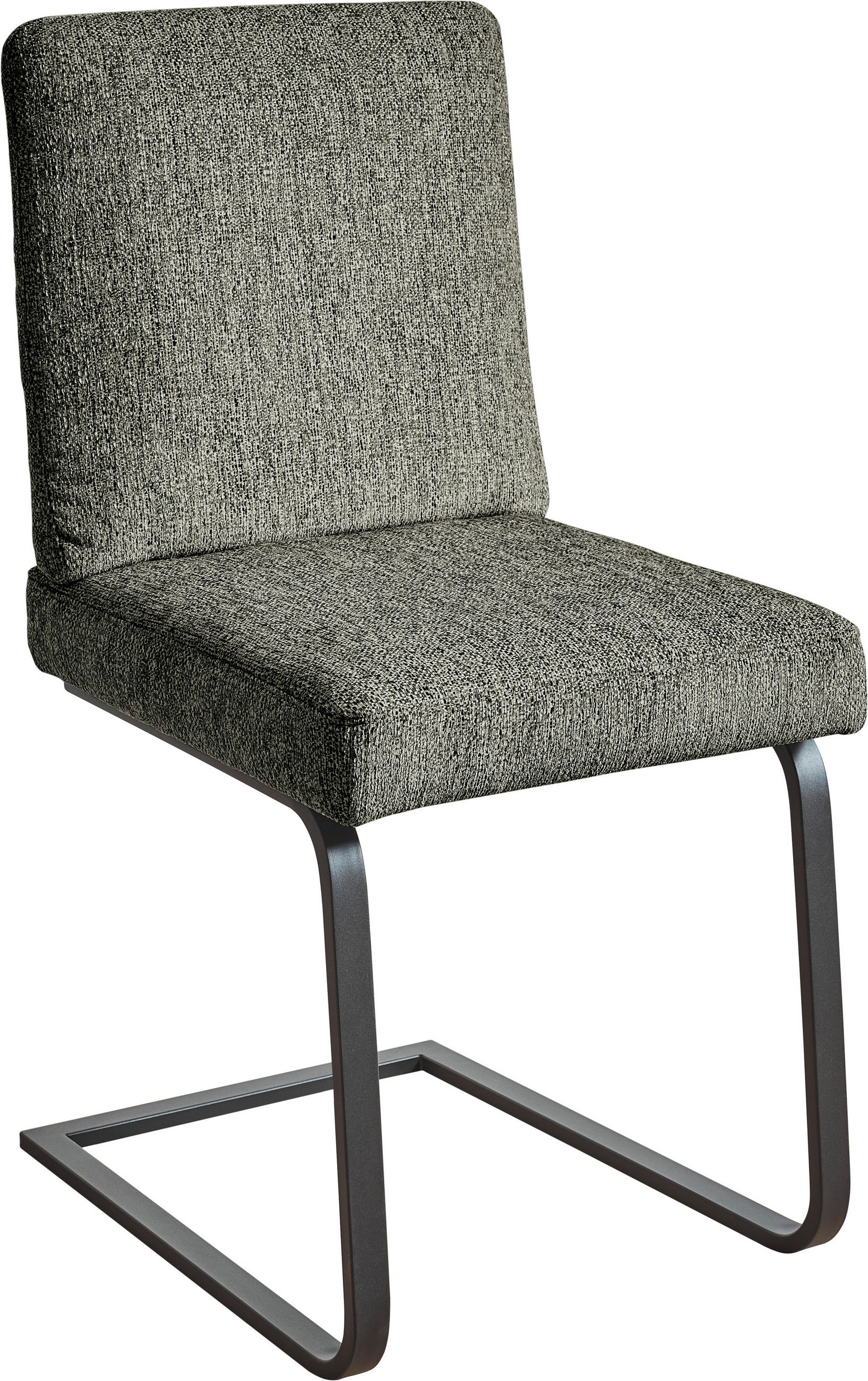 SCHWINGSTUHL  in Stahl Chenille  - Beige/Schwarz, Design, Textil/Metall (46/92/60cm) - Dieter Knoll