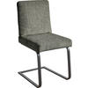 SCHWINGSTUHL  in Stahl Chenille  - Beige/Schwarz, Design, Textil/Metall (46/92/60cm) - Dieter Knoll