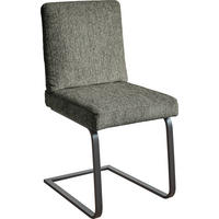 SCHWINGSTUHL  in Stahl Chenille  - Beige/Schwarz, Design, Textil/Metall (46/92/60cm) - Dieter Knoll