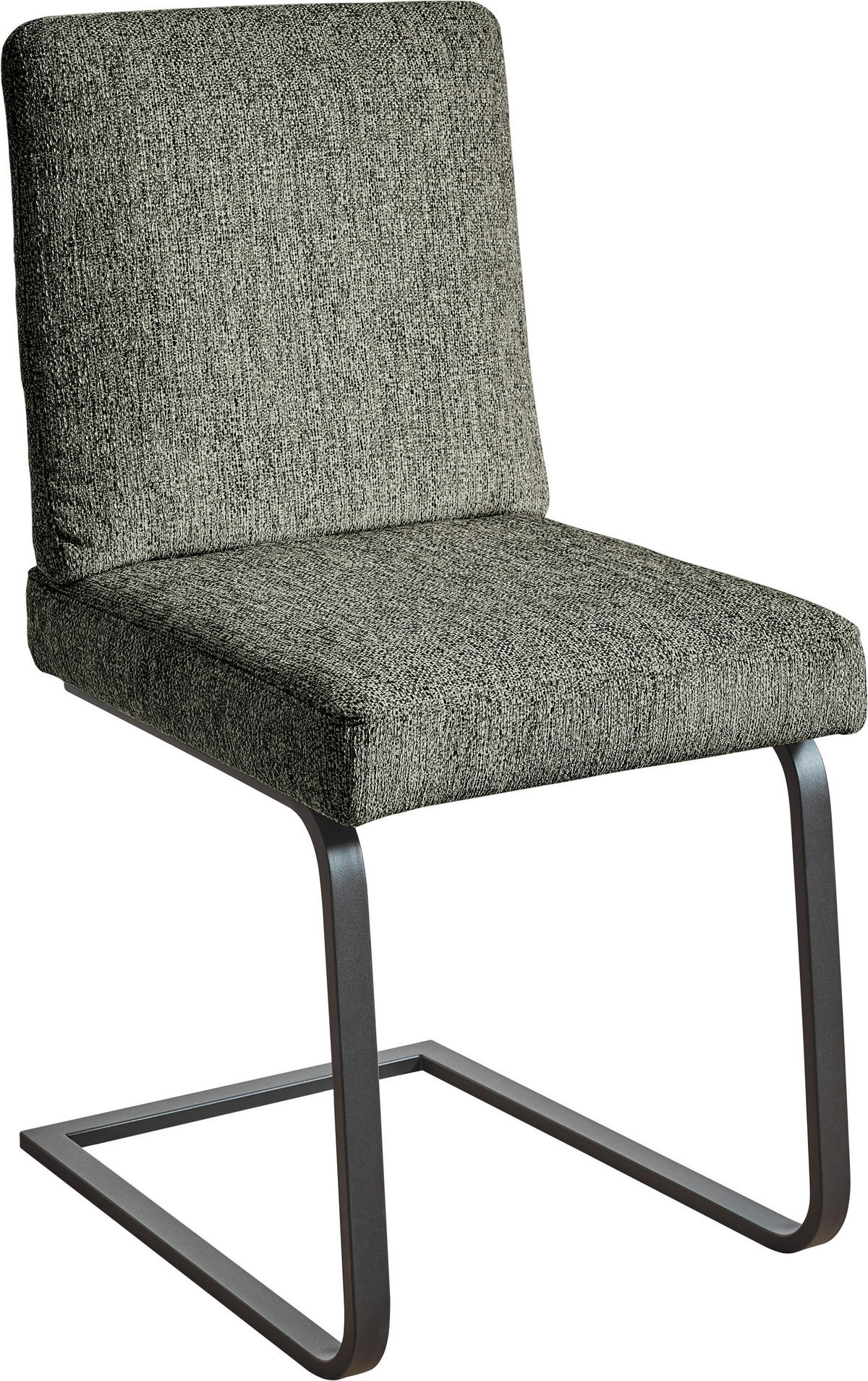 SCHWINGSTUHL  in Stahl Chenille  - Beige/Schwarz, Design, Textil/Metall (46/92/60cm) - Dieter Knoll
