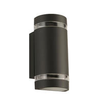 LED-UTOMHUSLAMPA - grå, Basics, metall/glas (12/24cm)
