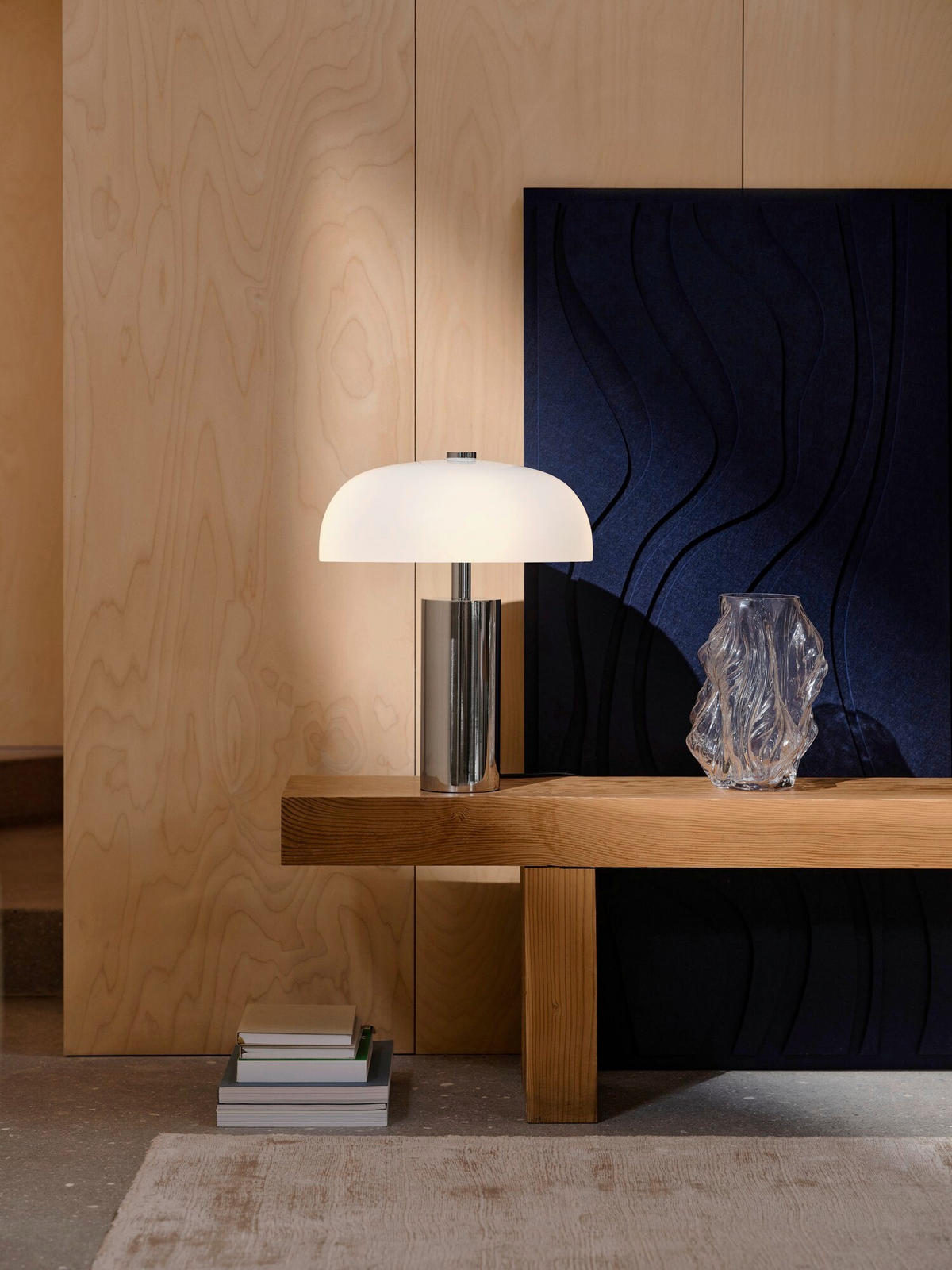 TISCHLEUCHTE Gabrielle 43/35/35 cm  - Chromfarben, Design, Metall (43/35/35cm) - Nordlux