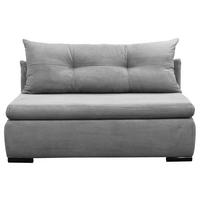 SCHLAFSOFA  mit Liegefunktion Cord Hellgrau  - Hellgrau/Schwarz, Design, Kunststoff/Textil (154/93/85cm) - MID.YOU