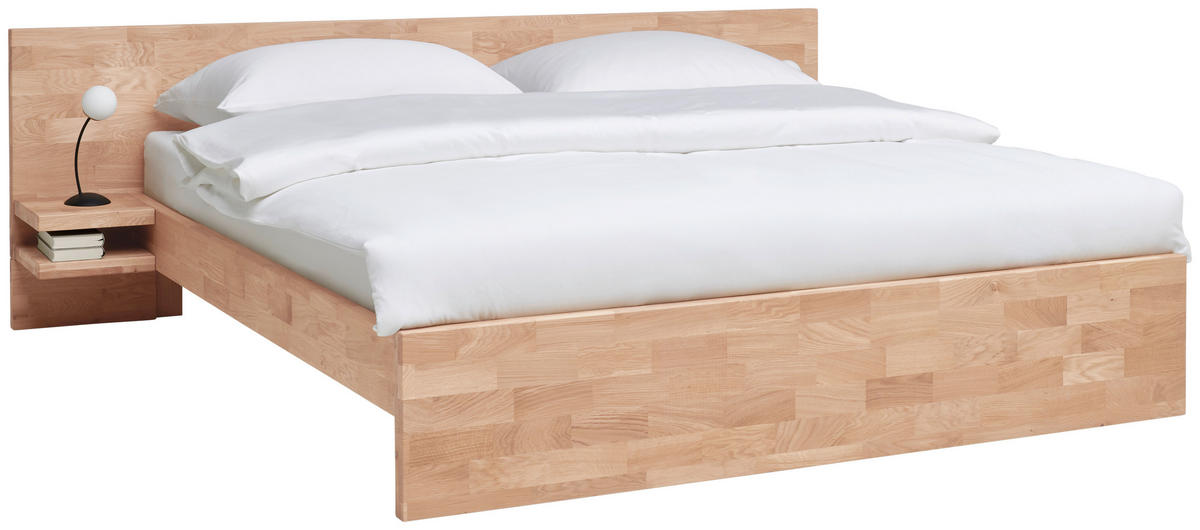 BETT 200/200 cm  Kernbuche   - Kernbuche, Natur, Holz (200/200cm) - MID.YOU