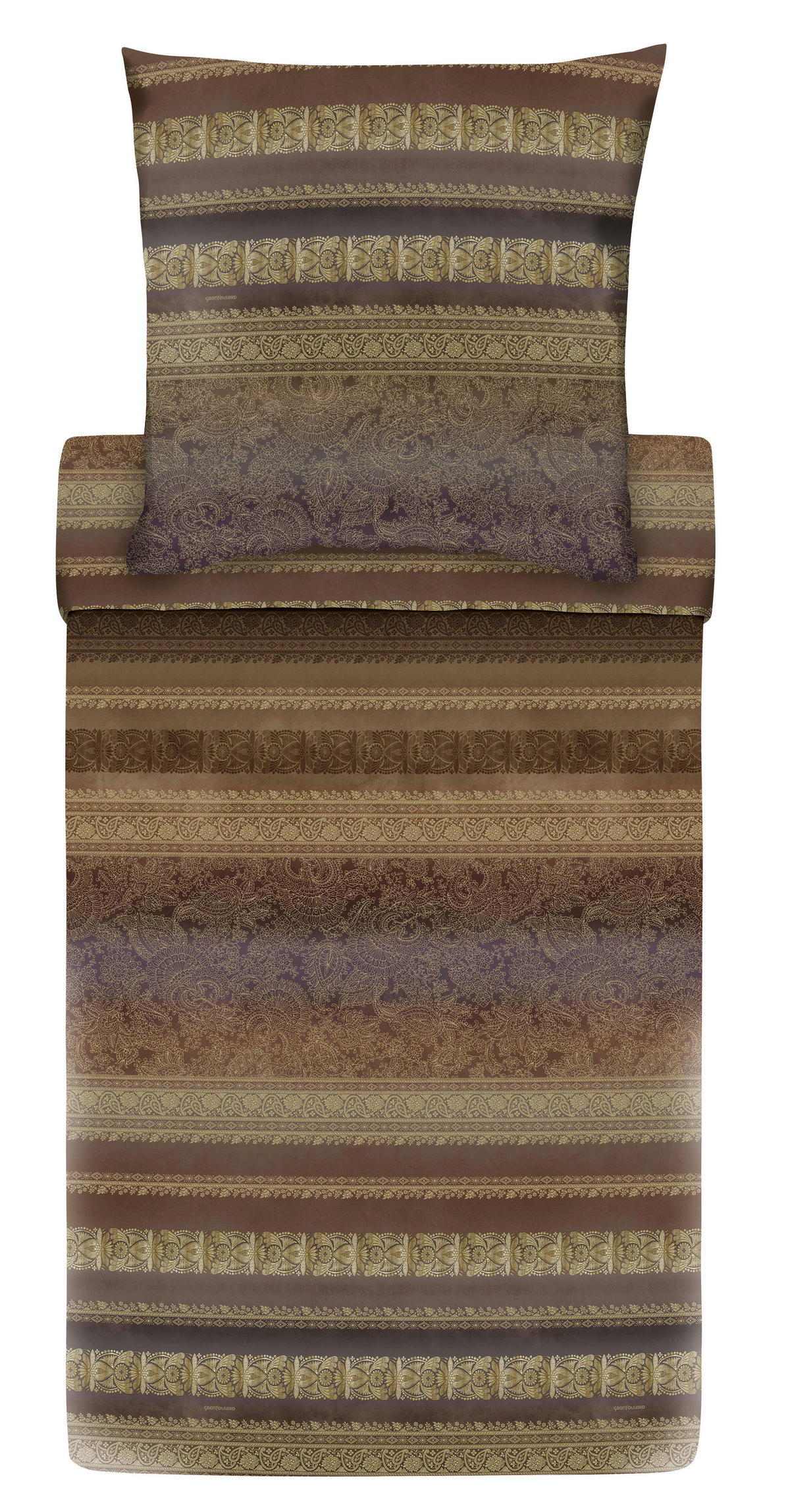 BETTWÄSCHE Satin 135/200 cm  - Hellbraun, KONVENTIONELL, Textil (135/200cm) - Bassetti