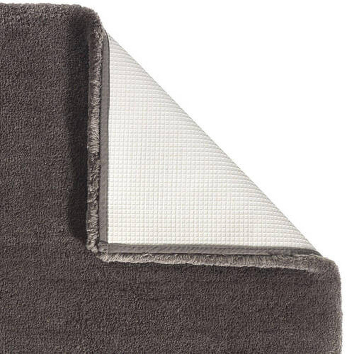 BADTEPPICH Dunkelgrau 60/60 cm  - Dunkelgrau, Basics, Kunststoff/Textil (60/60cm) - Aquanova