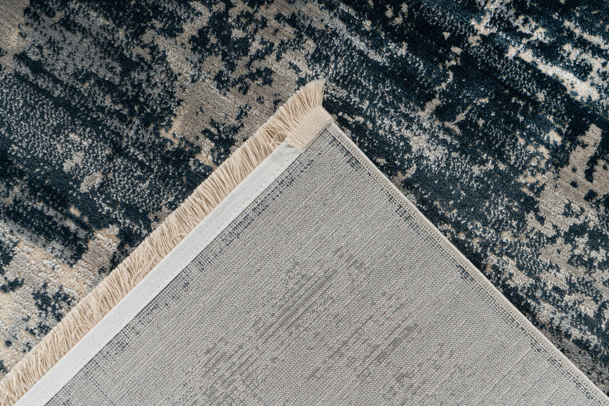 VINTAGE-TEPPICH 160/230 cm Adeon Blau  - Blau, KONVENTIONELL, Textil (160/230cm)