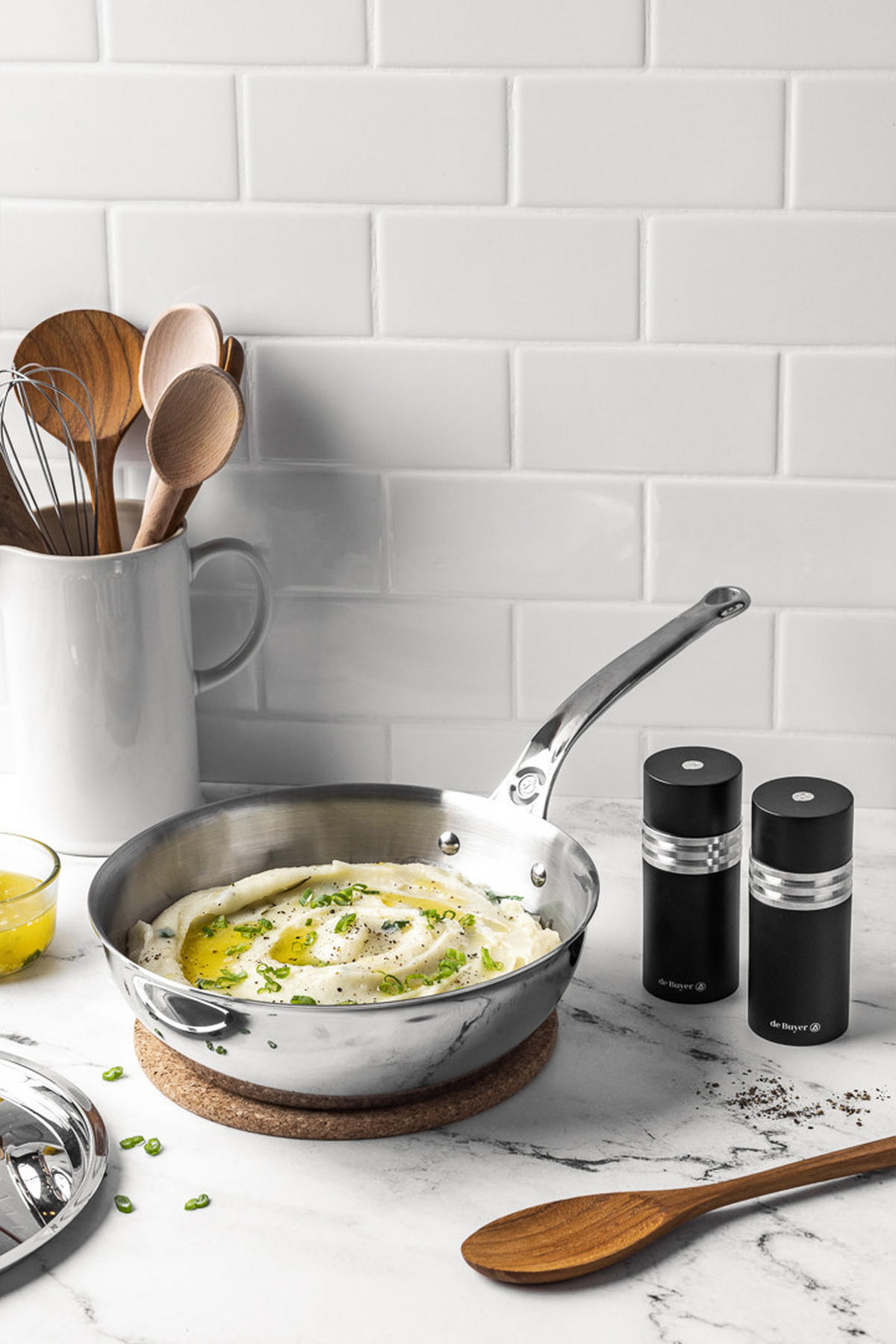 SCHMORPFANNE 28 cm  - Silberfarben, Basics, Metall (28cm)