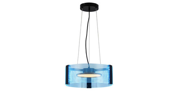 LED-HÄNGELEUCHTE 40/120 cm - Transparent/Schwarz, Design, Kunststoff/Metall (40/120cm) - Novel