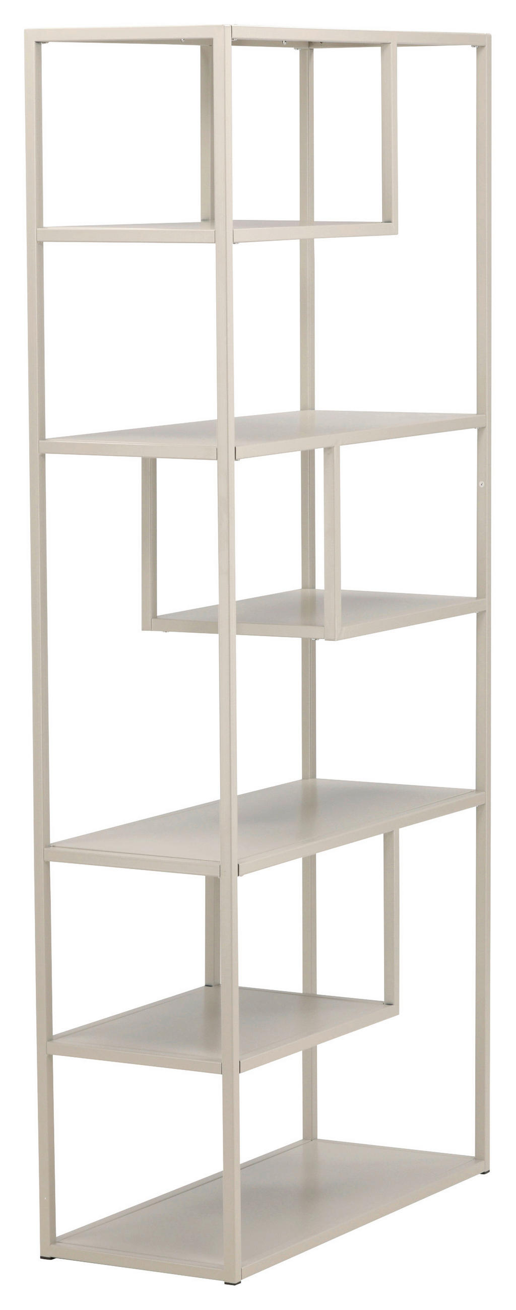 BOKHYLLA i 85/188/35 cm beige  - beige, Design, metall (85/188/35cm) - Livetastic