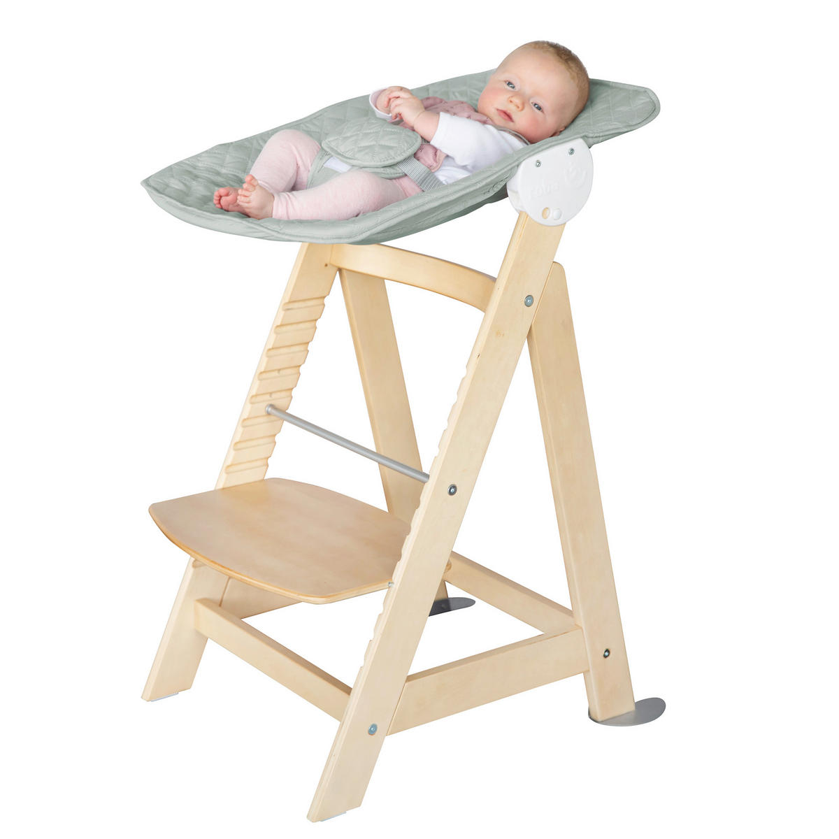 HOCHSTUHL Born Up Style Set  - Pastellgrün/Naturfarben, Basics, Holzwerkstoff/Textil (46/94/66,5cm) - Roba
